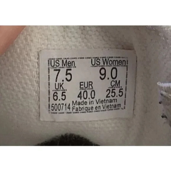 Vans Mens Suede Slip-On Sneakers Size Womens 9, Mens 7.5 Beige - Picture 7 of 7